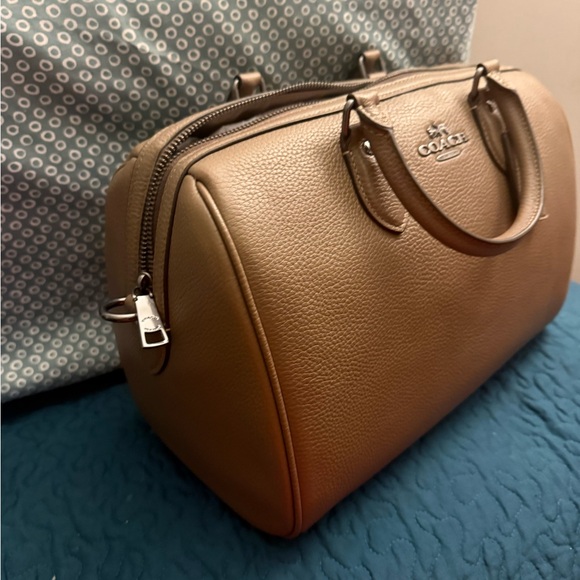 Coach Outlet Rowan Large Satchel Bag - NEVER USED and has original stuffing - Picture 6 of 7